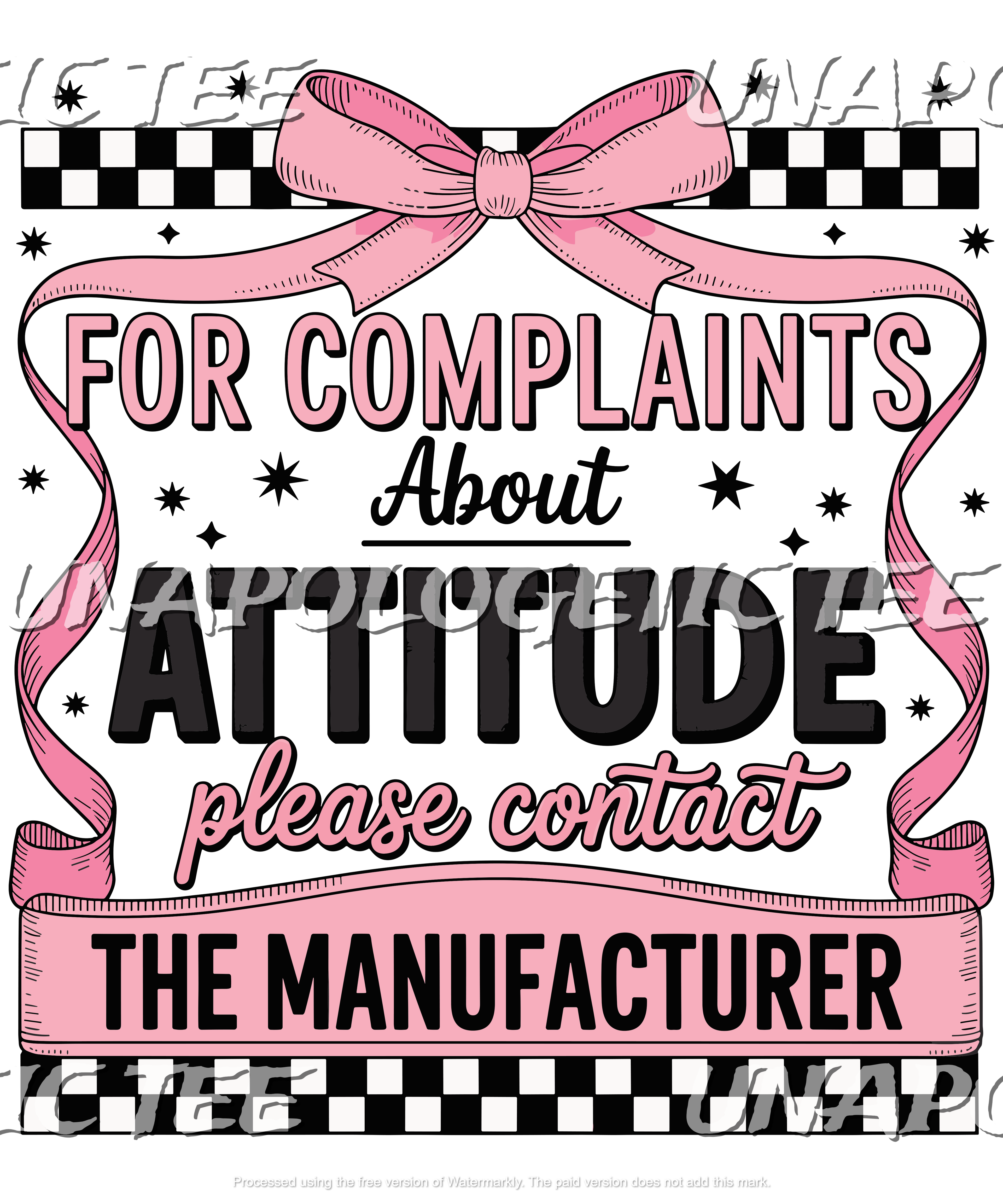 For Complaints - DTF Transfer