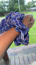 Thuderbird Purple -Scrunchies