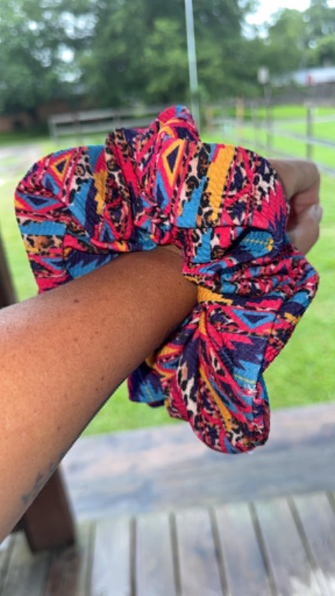 Jumbo Western-Scrunchies