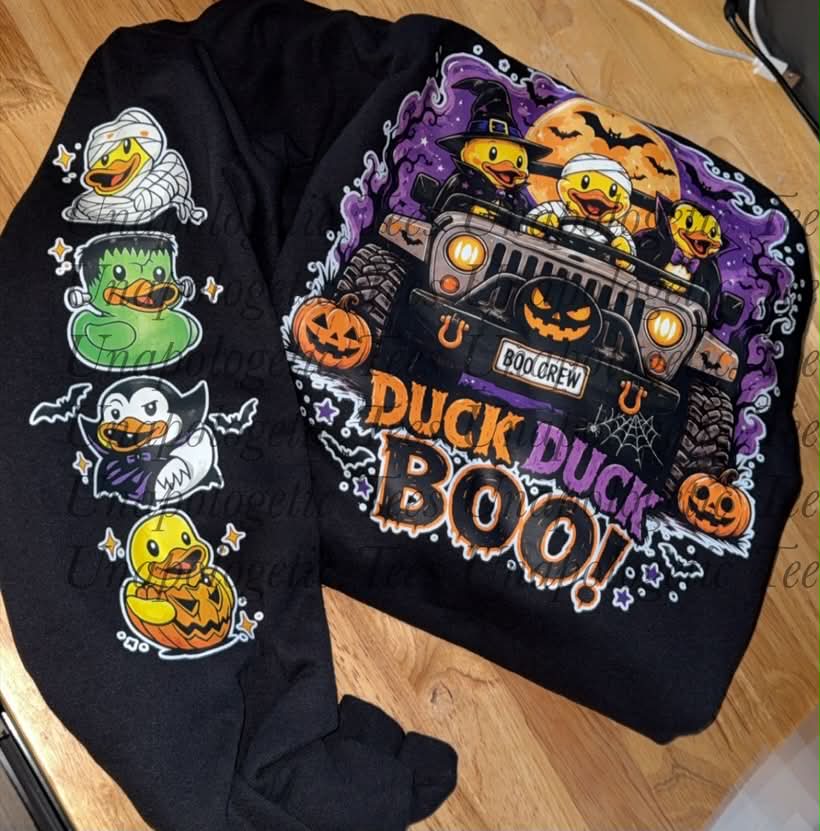 Duck Duck Boo-Halloween Hoodie