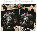 Highland Cow FLowers - T-Shirt
