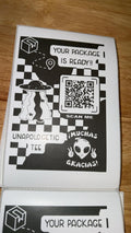 4x6 Thermal Packaging Stickers - Spaced