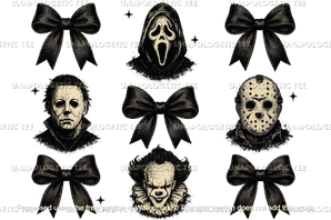 Bows & Horrors -DTF Transfer