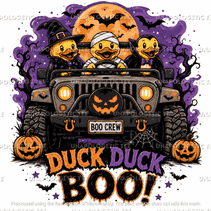 Duck Duck Boo- DTF Transfer