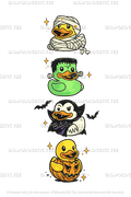 Duck Duck _matching Sleeves -DTF TRANSFERS