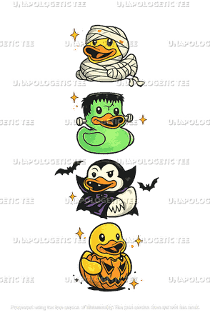 Duck Duck _matching Sleeves -DTF TRANSFERS