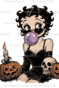 Ms.Betty Halloween-DTF Transfer