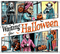 Waiting for halloween-DTF Transfer