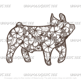 Tooled Pig- DTF Transfer
