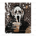 ghost face coffee - DTF Transfer