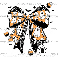 Ghost bow -DTF Transfer