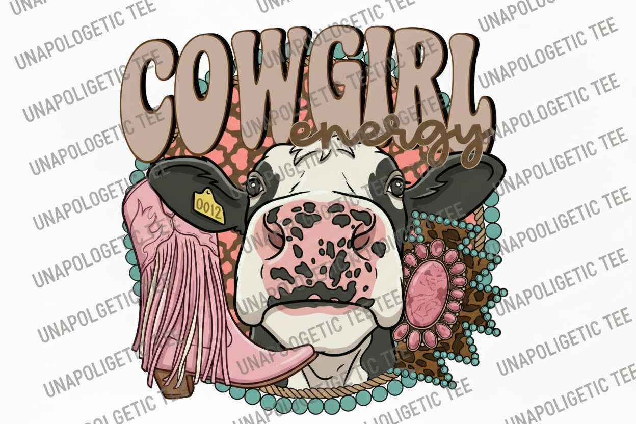 CowGirl Energy - DTF Transfer