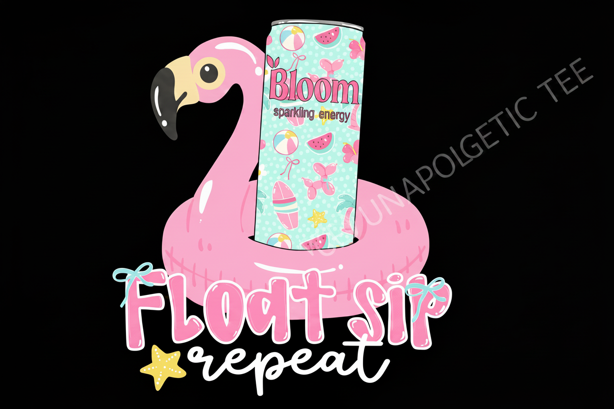 FLoat Sip & Repeat- DTF Transfer