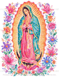 Virgen de Guadalupe Neon  - DTF Transfer