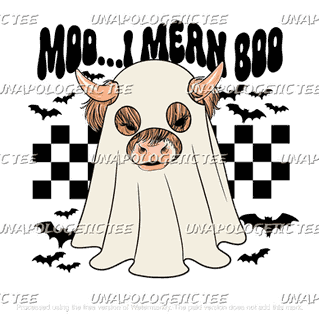 Moo i mean Booo-DTF Transfer