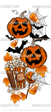 Scary Movies _matching Sleeves -DTF TRANSFERS