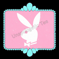 P Bunny Teal Stones - DTF Transfer