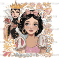Sn_w White Floral- DTF Transfer
