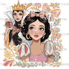 Sn_w White Floral- DTF Transfer