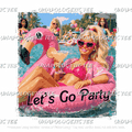Lets Go Party B -DTF Transfers