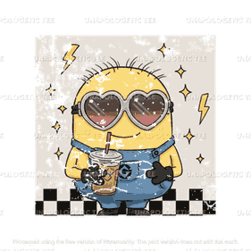 Minions coffee- DTF Transfer