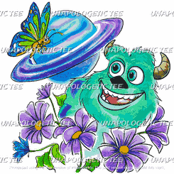 Monsters Butterfly - DTF Transfer