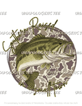 Southern Raised Camo Fish -DTF Transfer