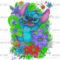 Stich Water Color- DTF Transfer