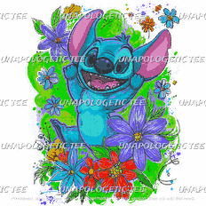 Stich Water Color- DTF Transfer