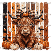 Halloween Highland COW-DTF Transfer
